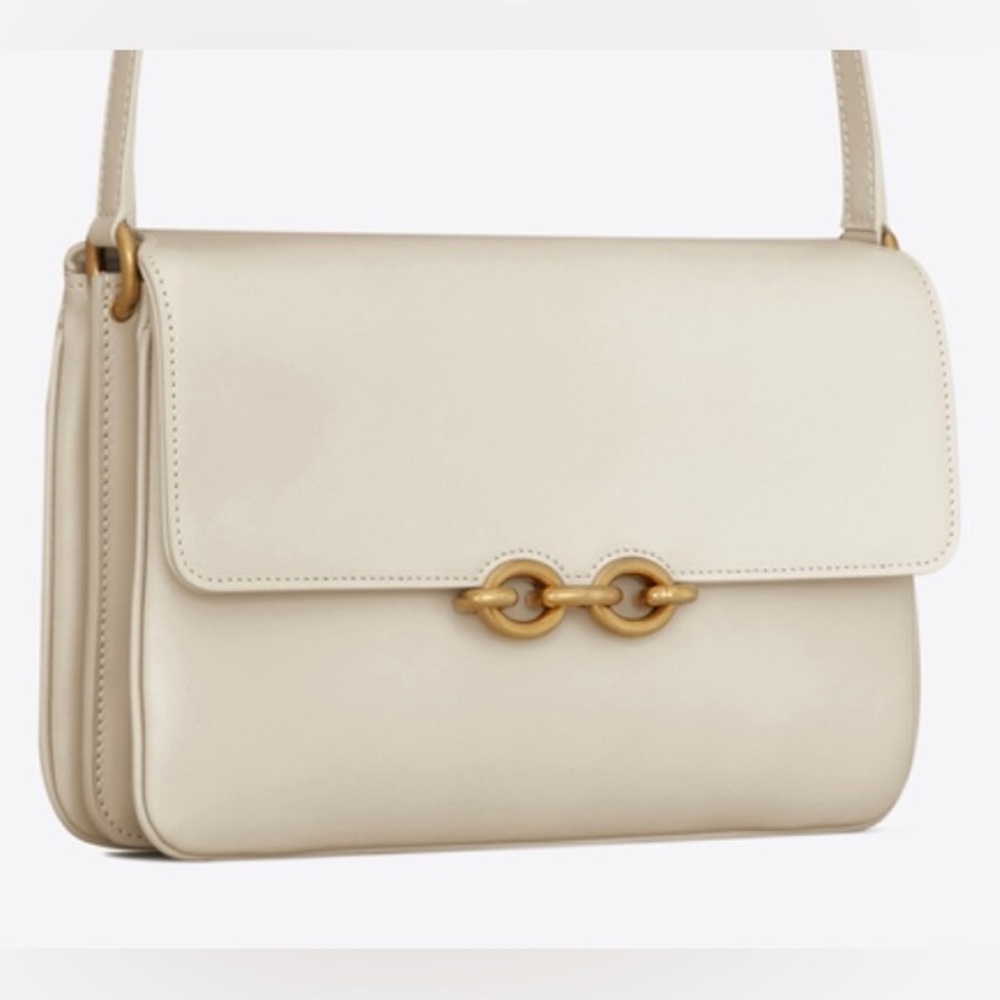 YSL LE MAILLON SATCHEL IN SMOOTH LEATHER